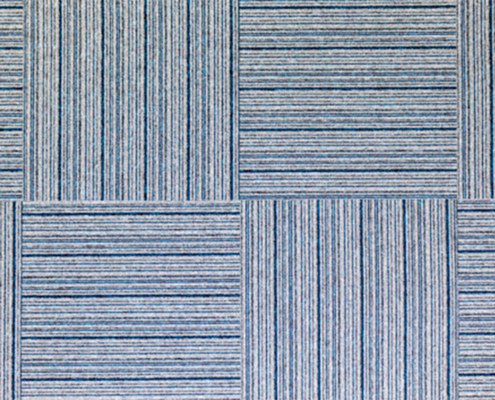 Alfombra modular solid stripes 575 gris marca nuvow