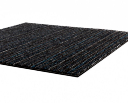 Alfombra modular solid stripes 578 azul marca nuvow