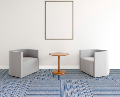 Showroom Alfombra modular solid stripes 575 marca nuvow