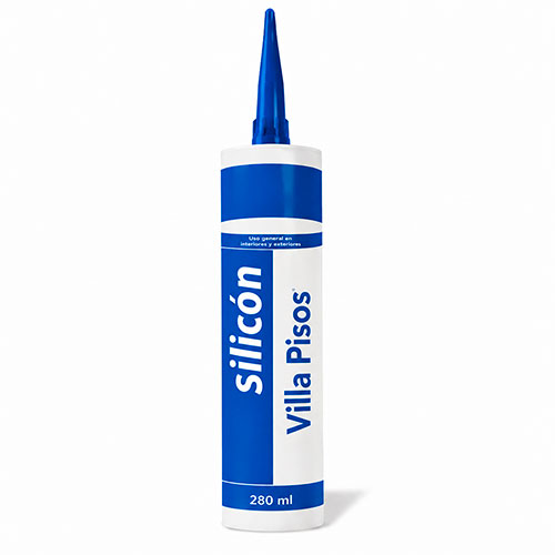 Sellador Silicón Villa Pisos Sellador de silicón Villa Pisos para pisos, molduras y acabados.